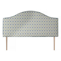 BETTKOPFTEIL 150 cm SUZANNE - Blau, Holz (160/74/8cm) - RNT By Really Nice Things