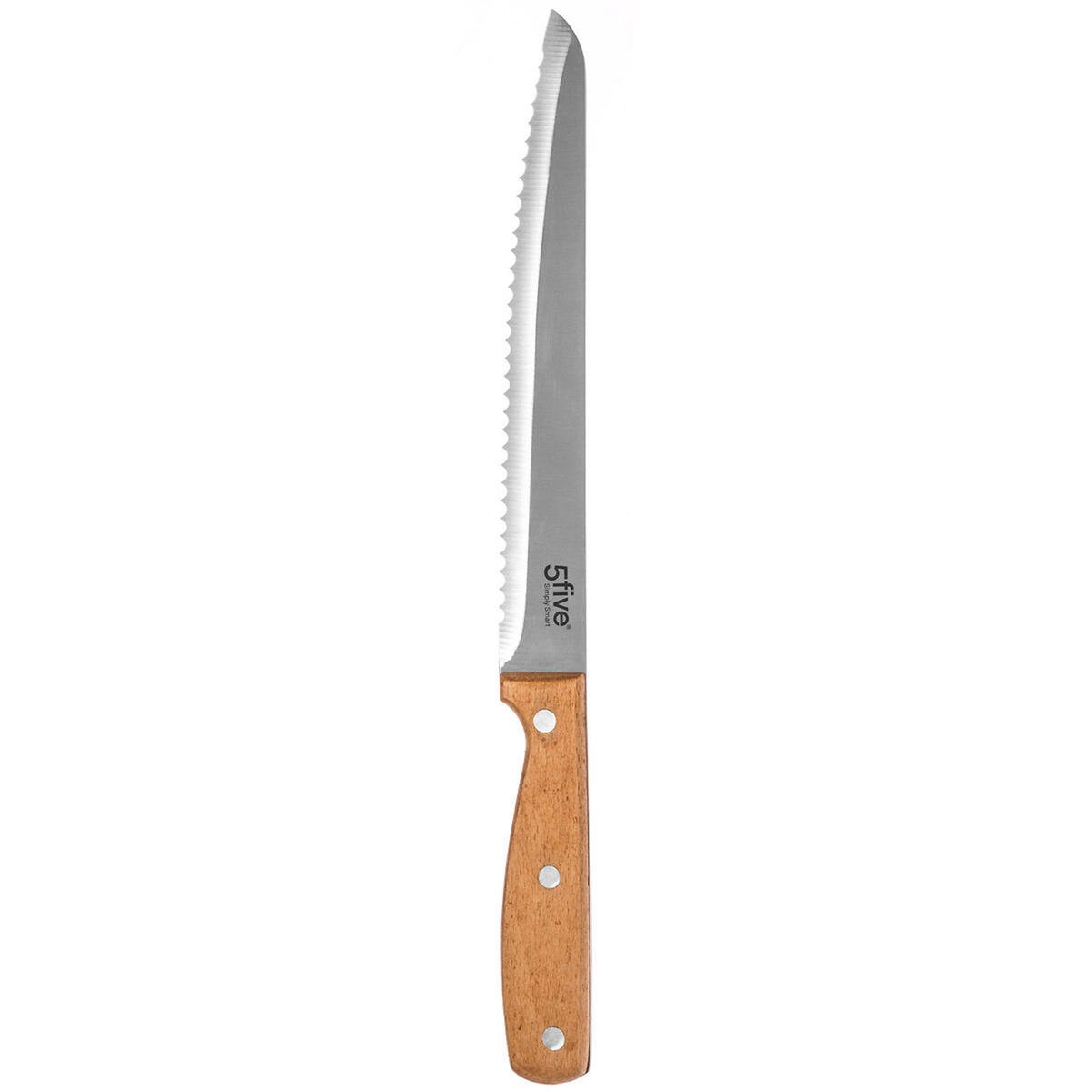 SCHNEIDEBRETT mit Brotmesser, Bambus, 44 x 25 cm - Braun, Holz (27.3/44cm) - 5five Simply Smart