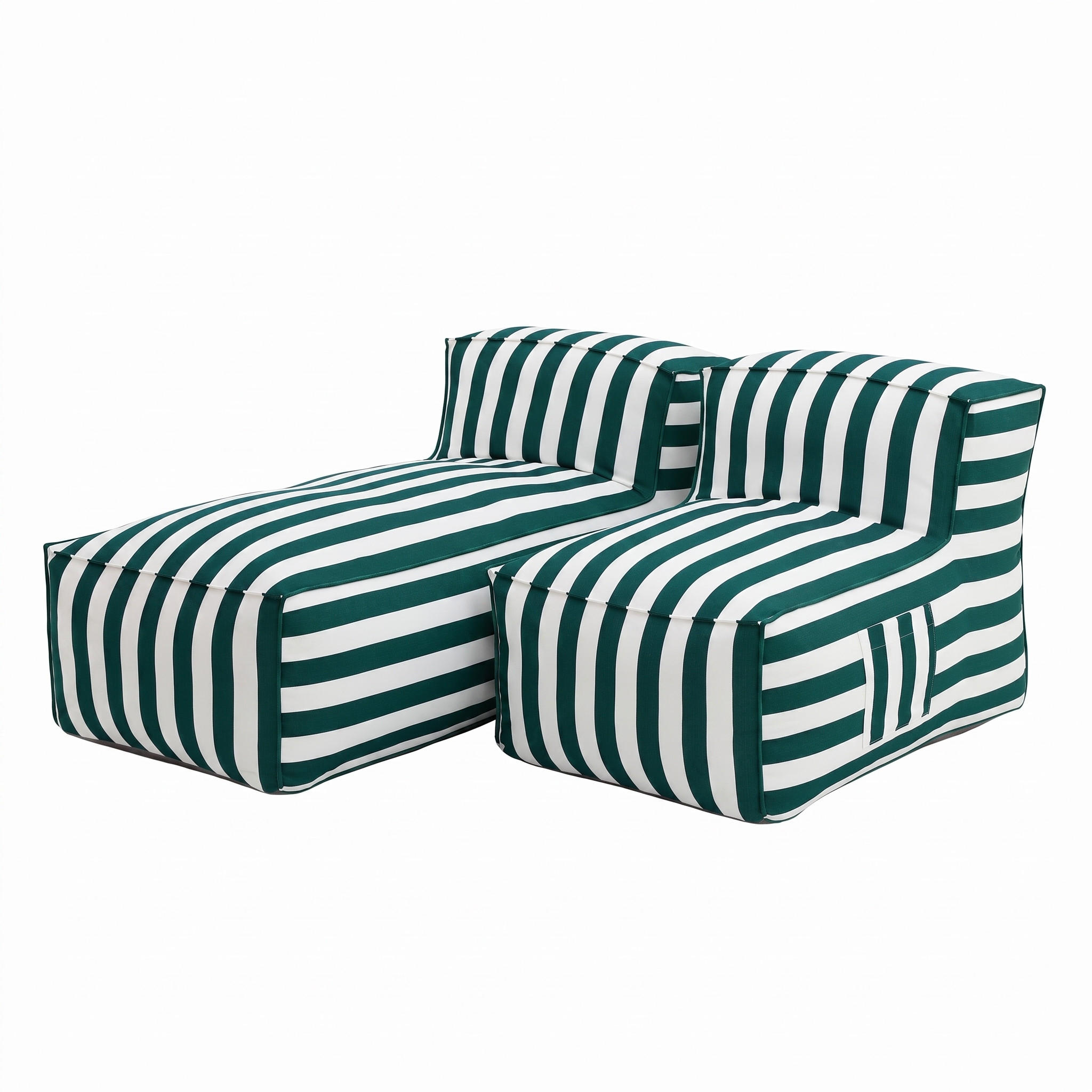GARTENLOUNGE-SET SOFT SET 1 Grün - Grün, Textil - Muffo