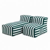 GARTENLOUNGE-SET SOFT SET 1 Grün - Grün, Textil - Muffo