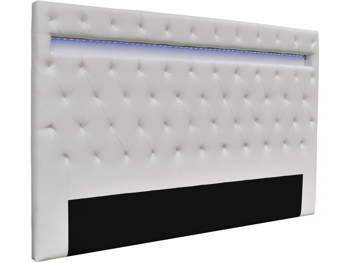 KOPFTEIL Déco LED Schwarz - Schwarz, Kunststoff (149/120/8.5cm) - Habitat Garten