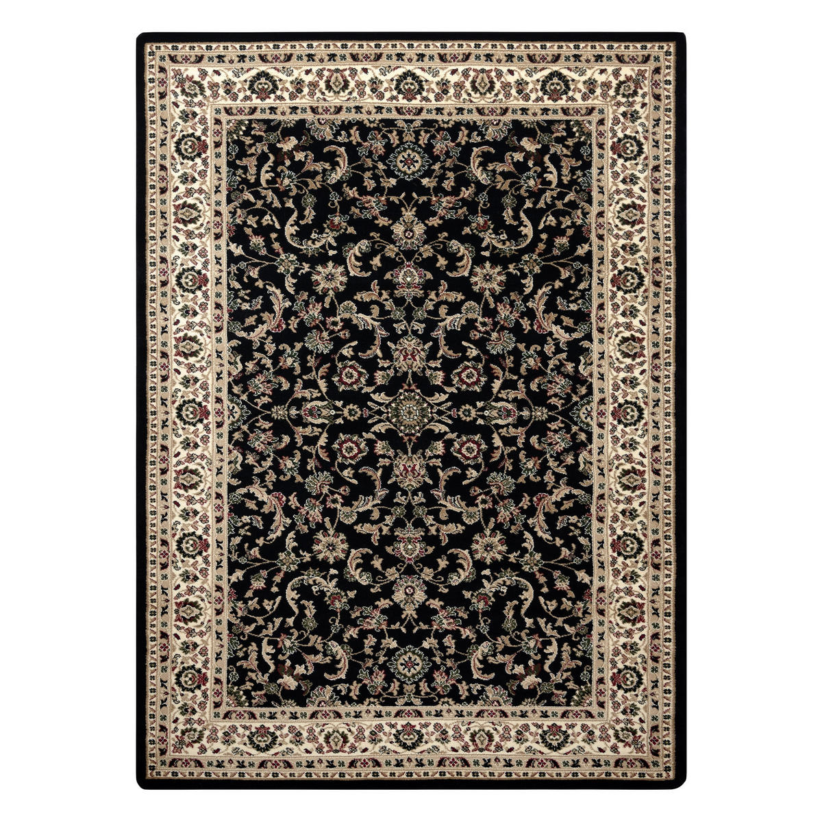 TEPPICH Royal 100/200 cm - Schwarz, Textil (100/200cm) - rugsX