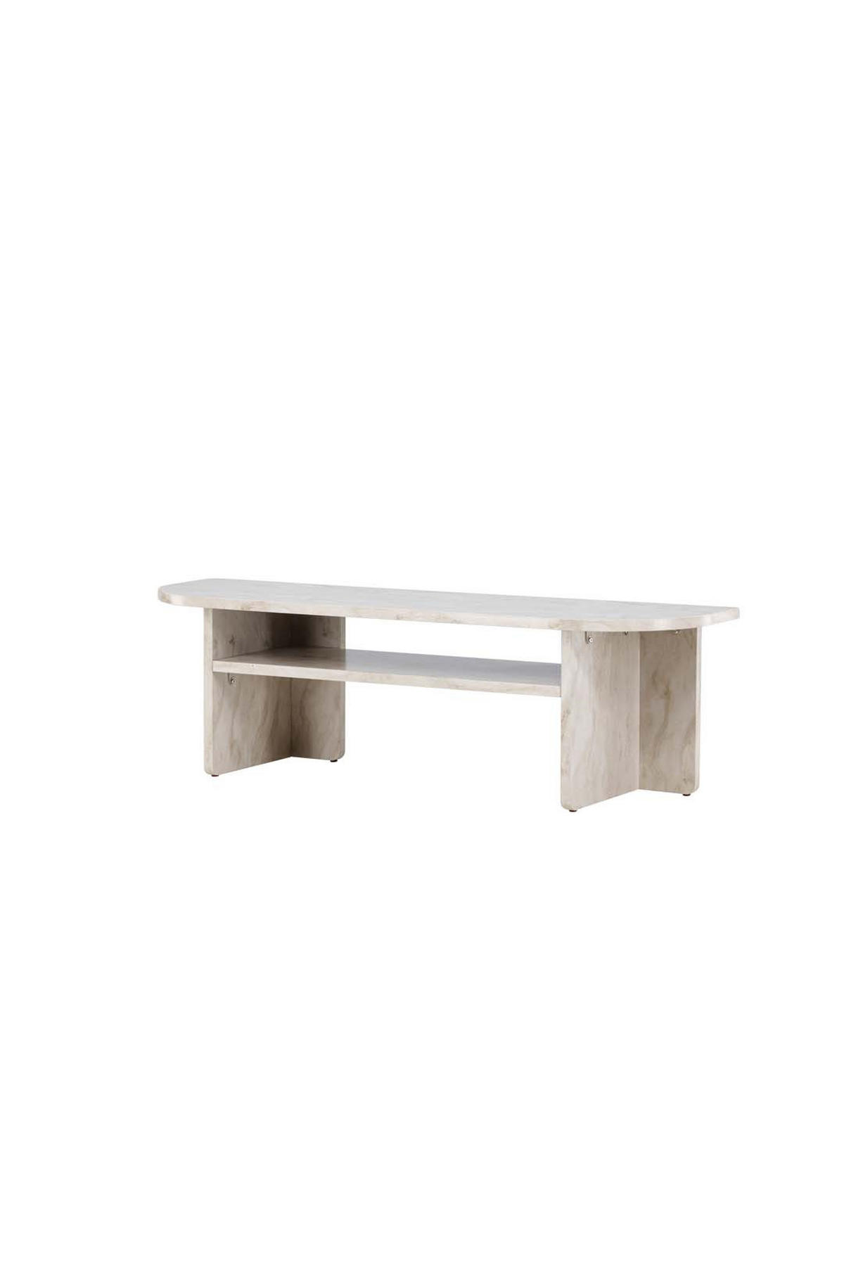 TV-MÖBEL, Ålesund, Beige, MDF, 40 x 140 x 42 cm - Beige, Holzwerkstoff (40/42/140cm) - ebuy24