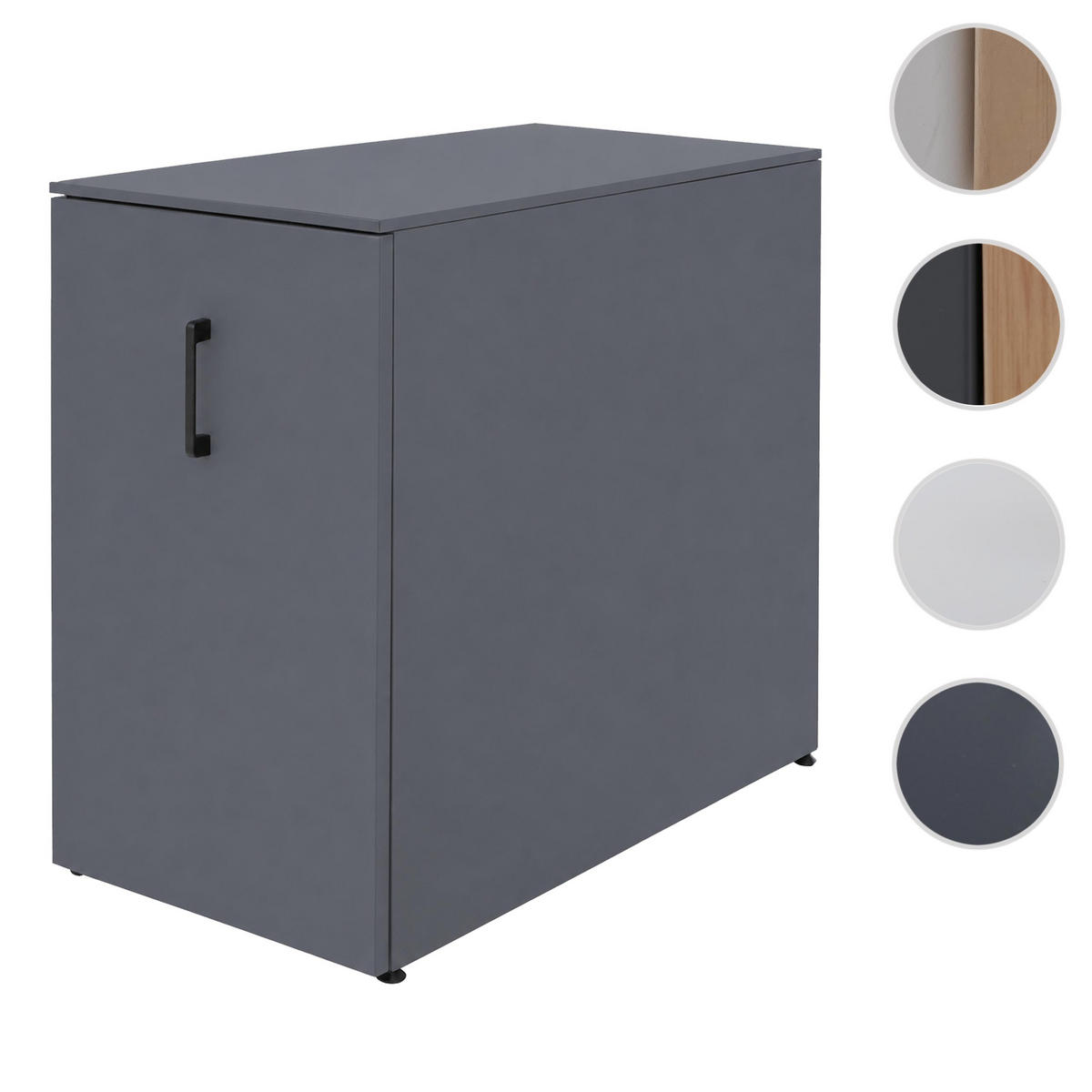 AKTENSCHRANK Dunkelgrau - Dunkelgrau, Metall (43/74/80cm) - MCW
