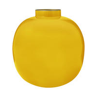 VASE Metal gelb 23 cm - Gelb, Metall (23cm) - Pip Studio