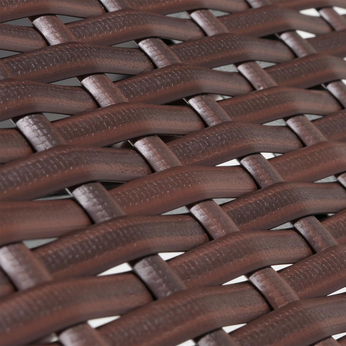 GARTENTISCH aus Poly-Rattan HxBxT 68,5x112x60cm - Braun, Kunststoff (60/112/68.5cm) - PROREGAL