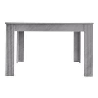 ESSTISCH 116/65/75 cm, Betonoptik - Grau, Holzwerkstoff (116/65/75cm)
