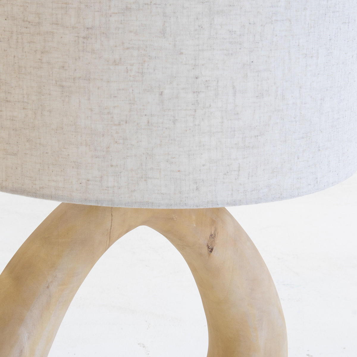 TISCHLAMPE aus Mangoholz 60cm, natürlich - Braun, Holz (38/38/60cm) - Giga Meubel