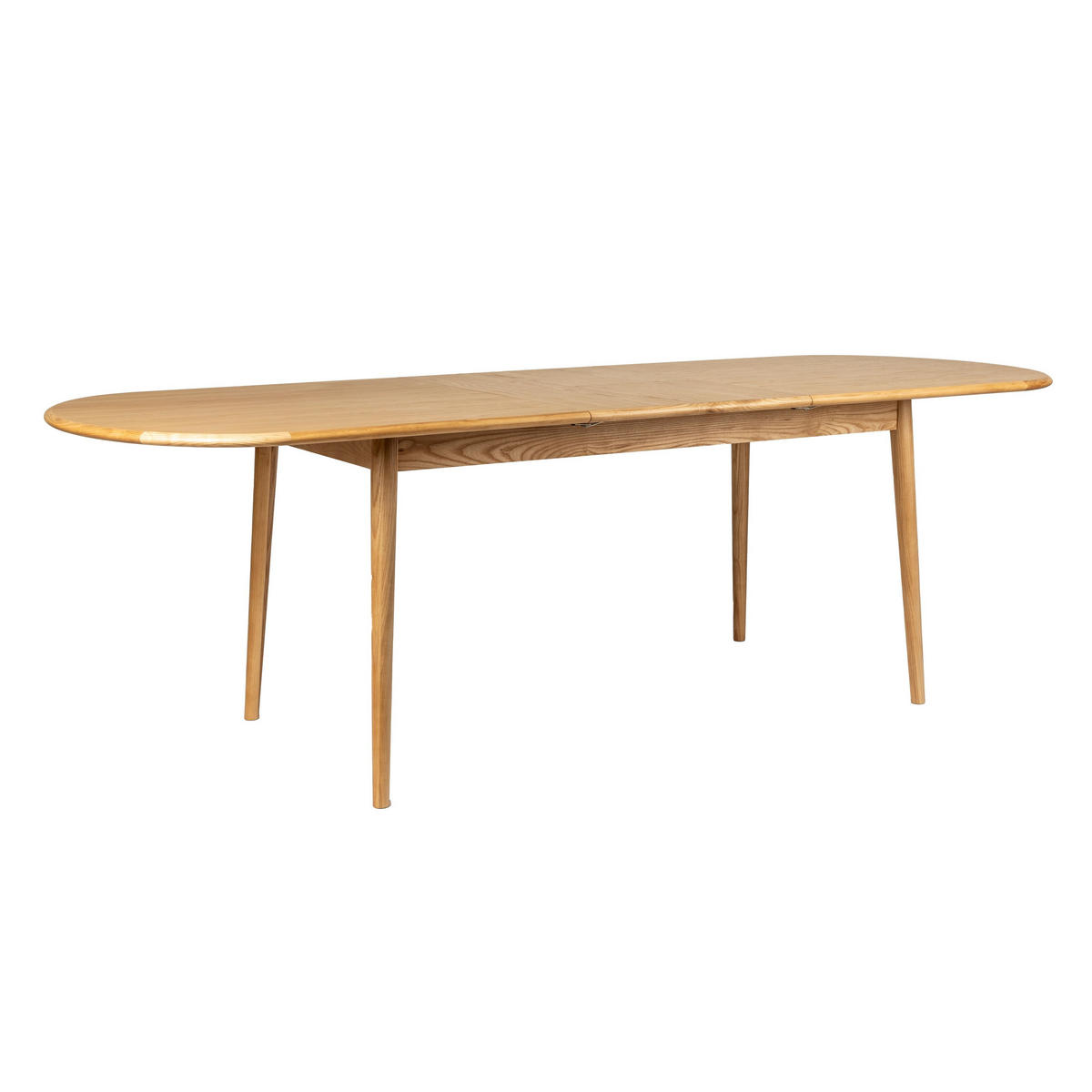 ESSTISCH Twist Ausziehbarer 185/240x90 cm Eiche - Beige, Holz (240/90/76cm) - Zuiver