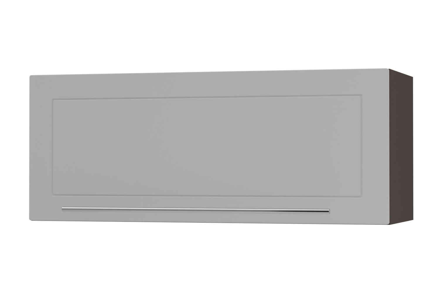 KLAPPHÄNGESCHRANK Kvantum W4B/90-AV Dust Grey Matt / Lava Matt 90 / 32,5 / 36cm - Dunkelgrau/Grau, Holz/Holzwerkstoff (90/36/32.5cm) - Feldmann-Wohnen