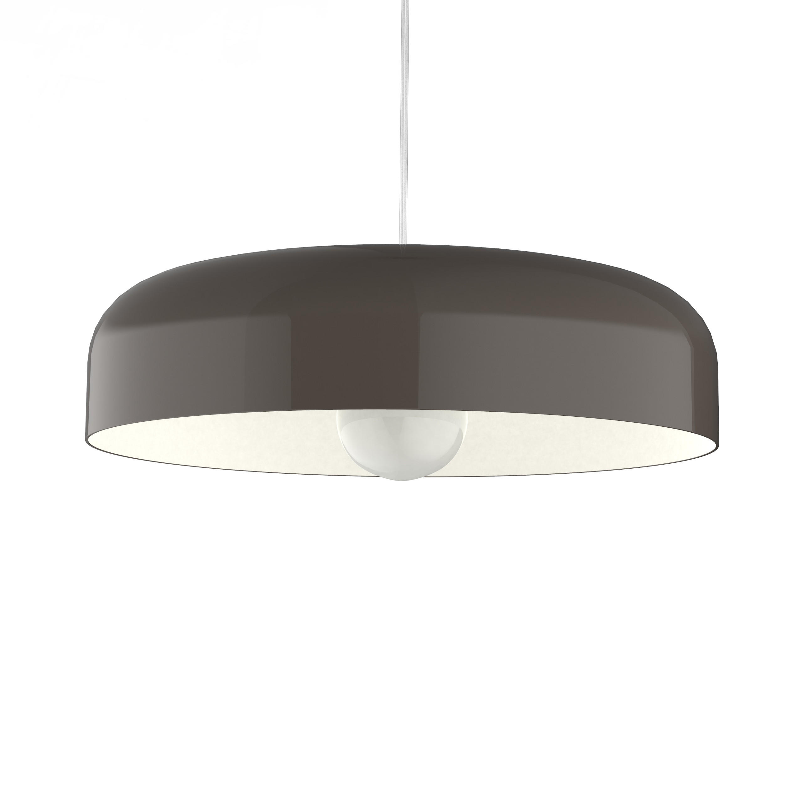 HÄNGELEUCHTE Tuzzi - Graubraun, Metall (40/40/10cm) - Lumicom