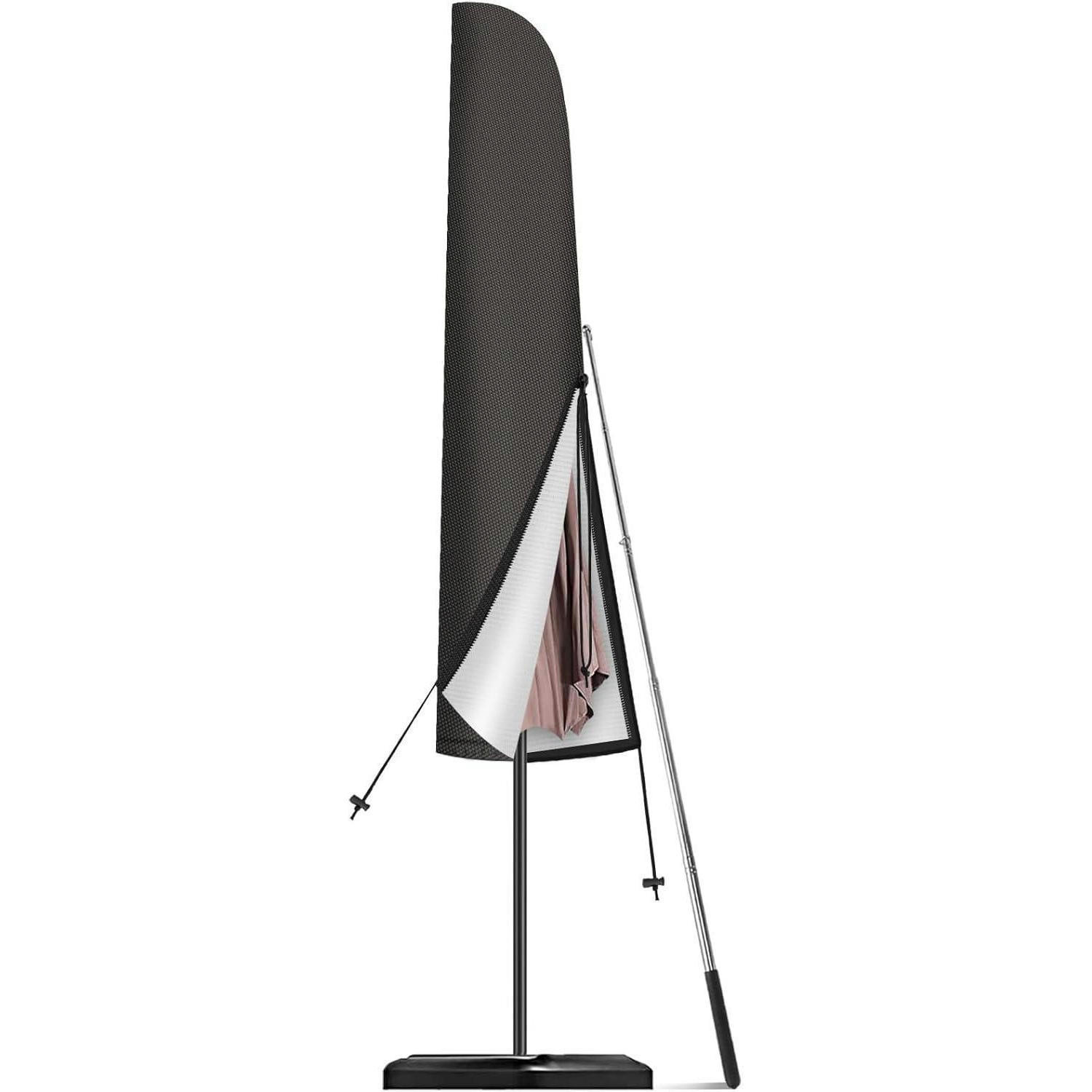 SONNENSCHIRM Schutzhülle 2-4m, 420D mit Stab - Multicolor, Textil (25/3.5/33cm)