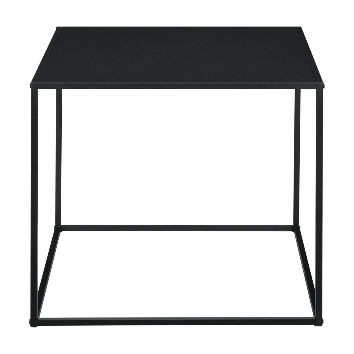 KONSOLENTISCH Russafa - Schwarz, Metall (55/55/50cm) - [en.casa]