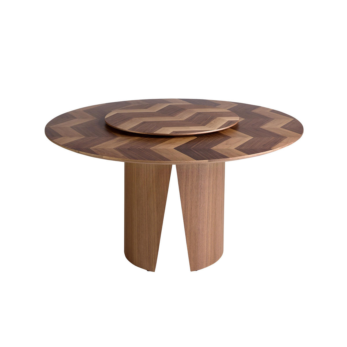 ESSTISCH Walnuss 150/150/76 cm - Walnussfarben, Holz (150/150/76cm) - ANGEL CERDA