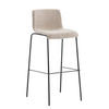 BARHOCKER Stoff Creme - Creme/Schwarz, Textil/Metall (43/100/48cm) - CLP
