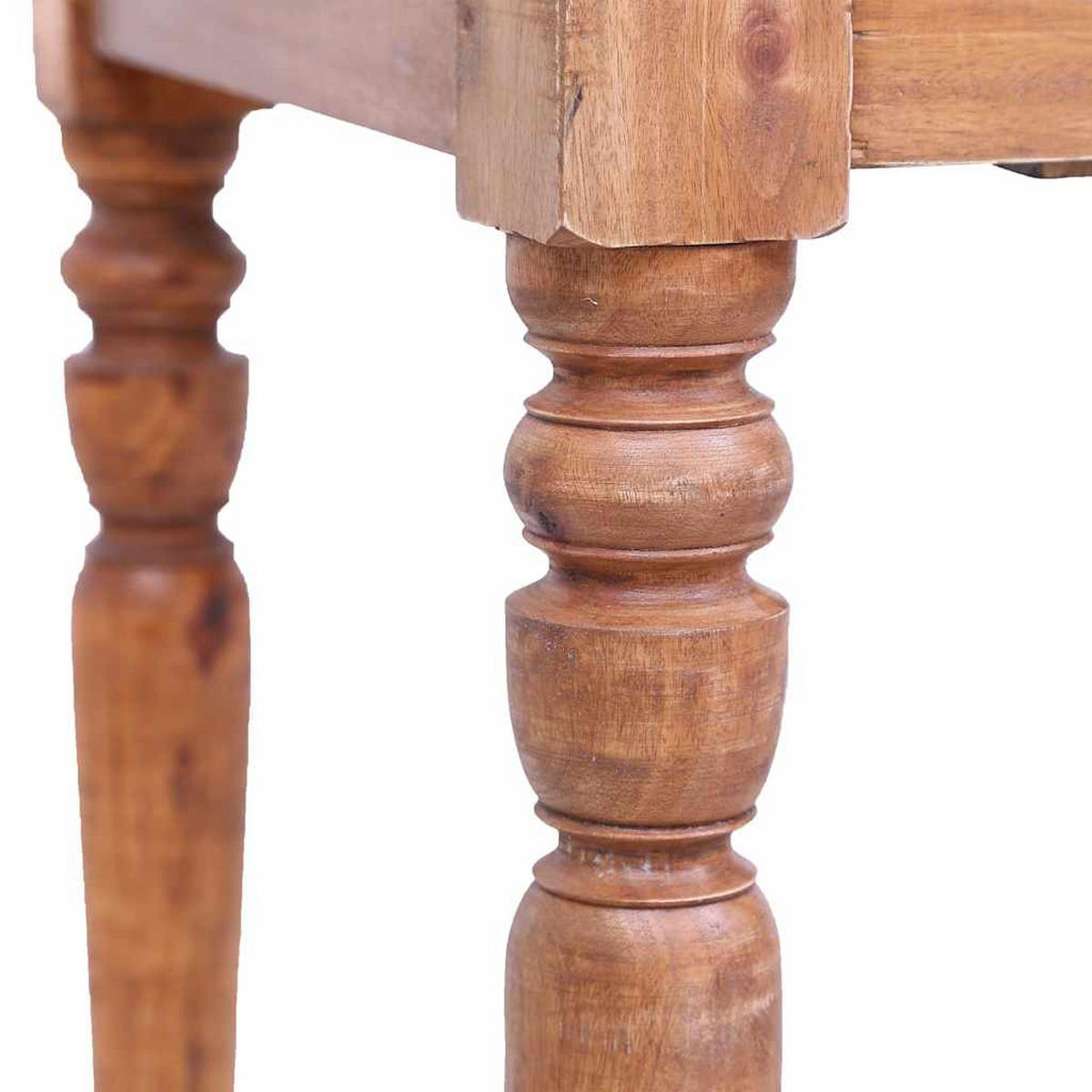 SCHREIBTISCH Mit Schubladen 117/57/75 Cm Altholz Massiv - Braun, Holz (57/117/75cm) - vidaXL