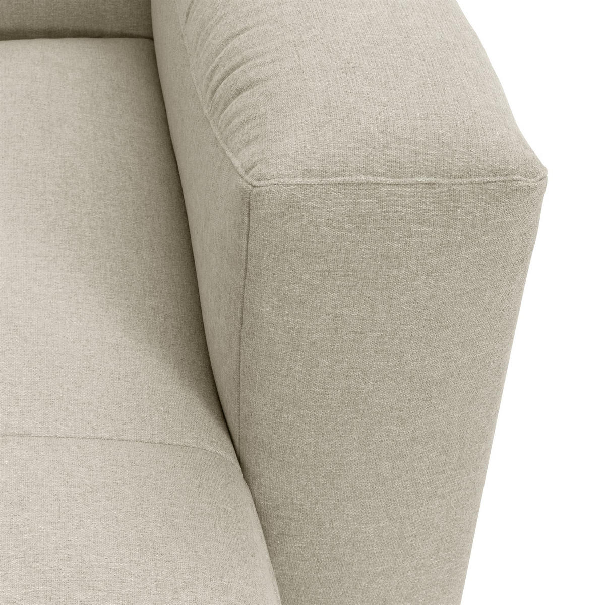 WOHNLANDSCHAFT 4 Kattrina Flachgewebe creme - Creme, Kunststoff (275/73/235cm) - 58aufmkessel