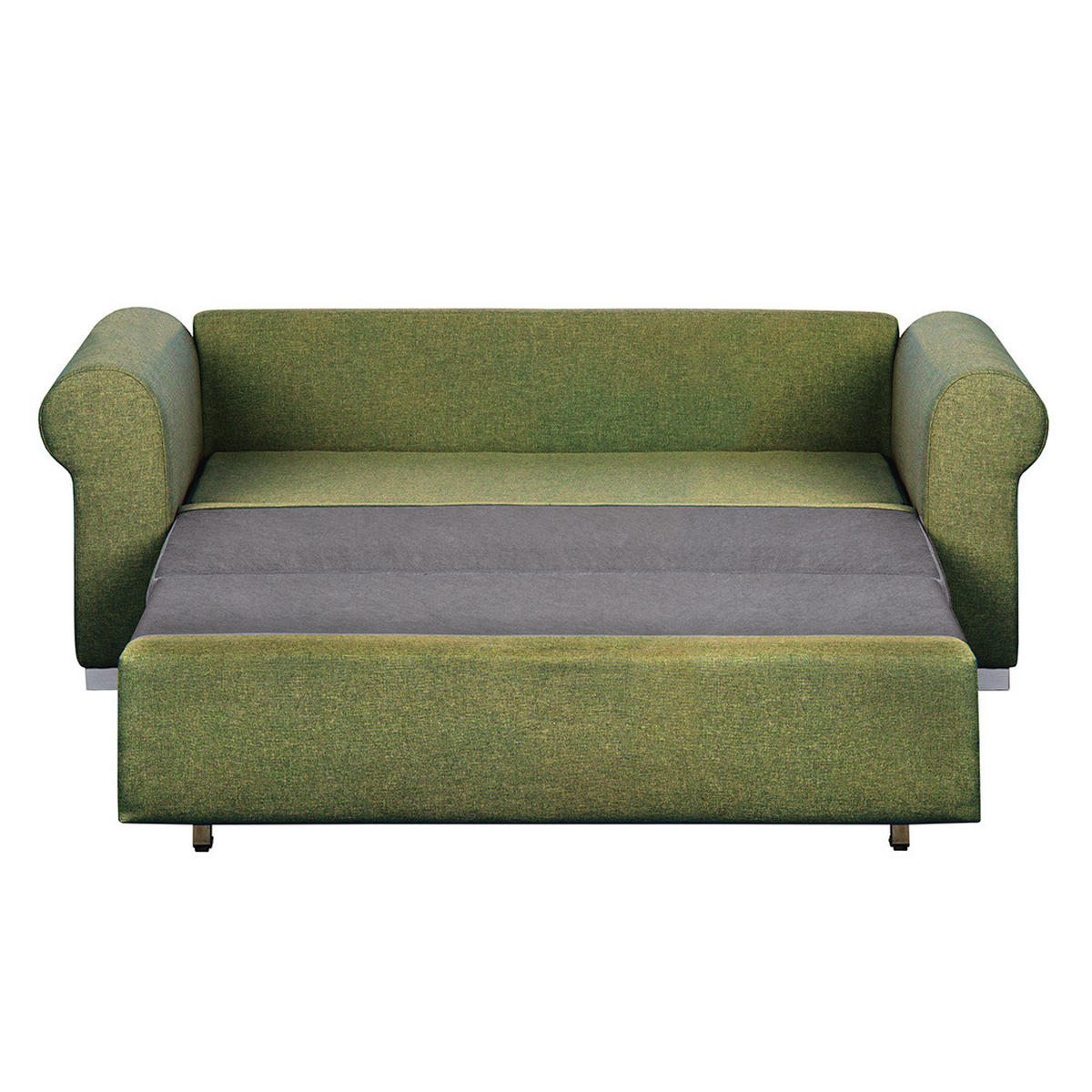 SCHLAFSOFA - Grün, Textil (204/90/90cm) - home24