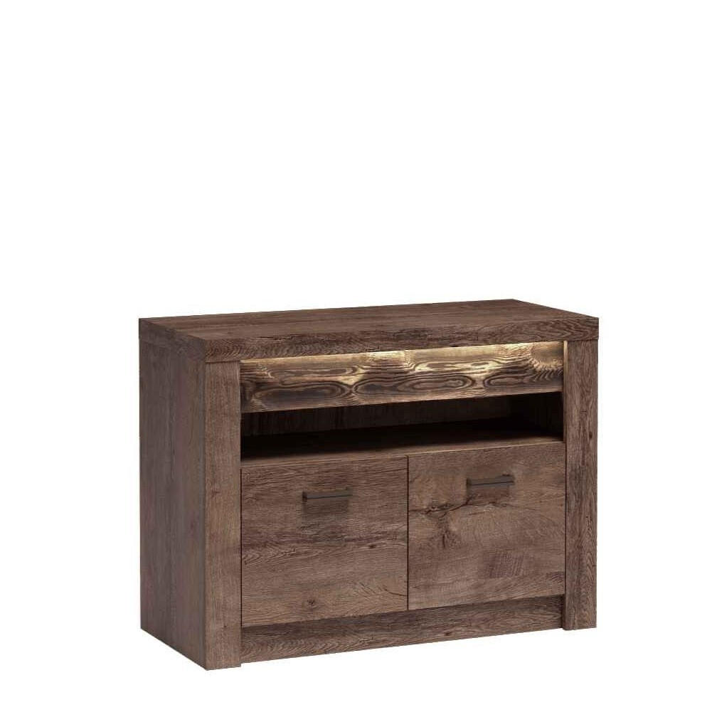 LOWBOARD ZERI 96/72,5/42 cm, Braun - Braun, Holzwerkstoff (96/72.5/42cm) - MASSENO