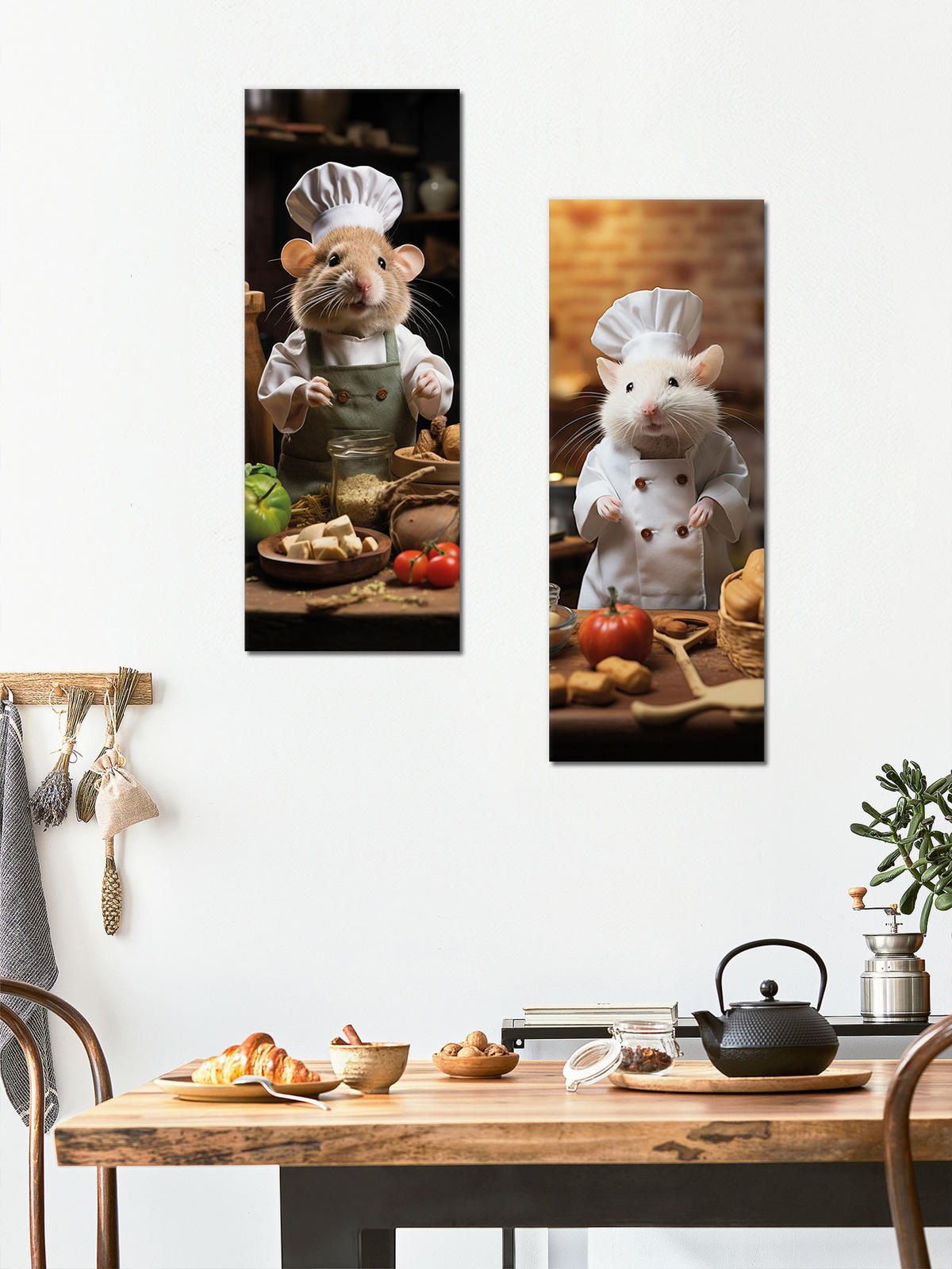 GLASBILD 30x80 cm Küche lustig - Gelb, Glas (30/80cm) - artissimo