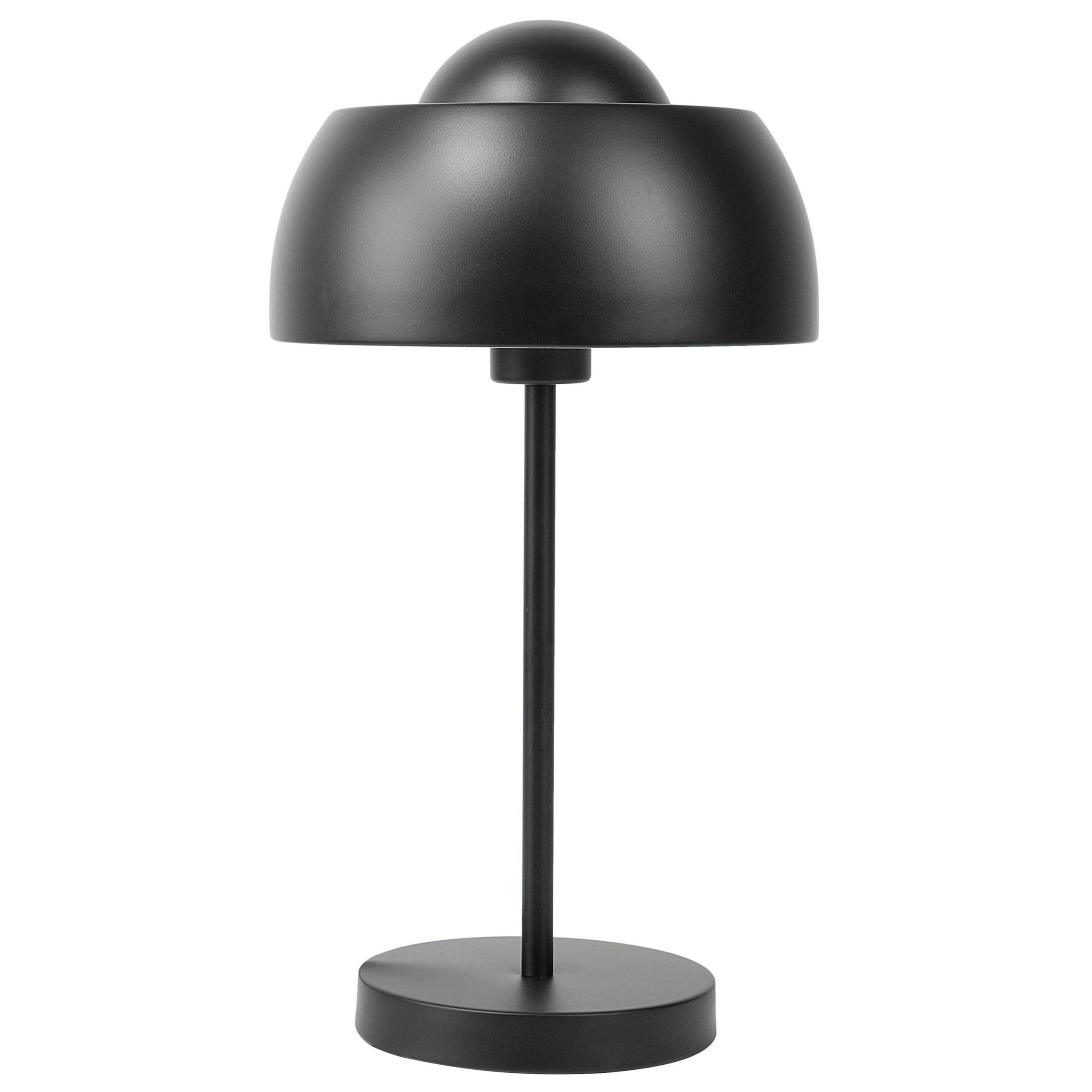TISCHLAMPE Senette 24/24/44 cm - Schwarz, Metall (24/24/44cm) - Beliani