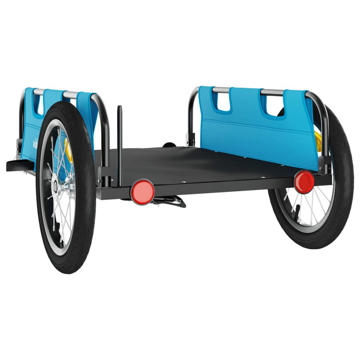 FAHRRADANHÄNGER Blau Oxford-Gewebe Und Eisen - Blau, Metall (63/36/126cm) - vidaXL