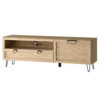LOWBOARD Limbo Eiche Artisan 160 / 42 / 53cm - Eiche Artisan/Braun, Holz (160/42/53cm) - Feldmann-Wohnen