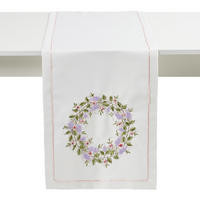 TISCHLÄUFER Fionis - Violett, Textil (180/40/1cm) - home&you