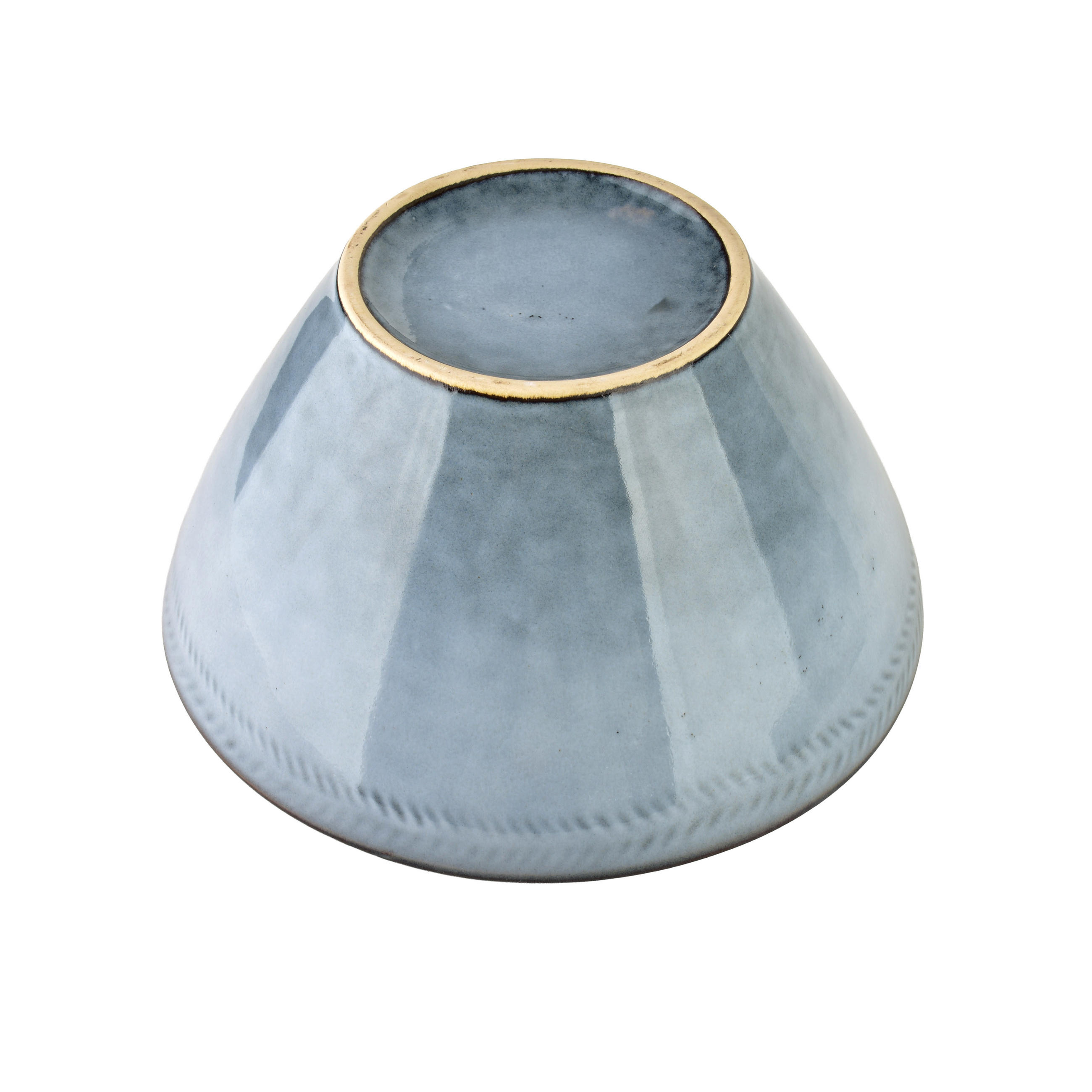 SCHALE Basic Nature Blau 18x18x9,5 cm Keramik - Blau, Keramik (18/18/9.5cm) - Mondex