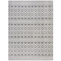 TEPPICH maschinenwaschbar Streifen-Design BECK, Grau 80x160 cm - Grau, Textil (80/160cm) - KADIMA DESIGN