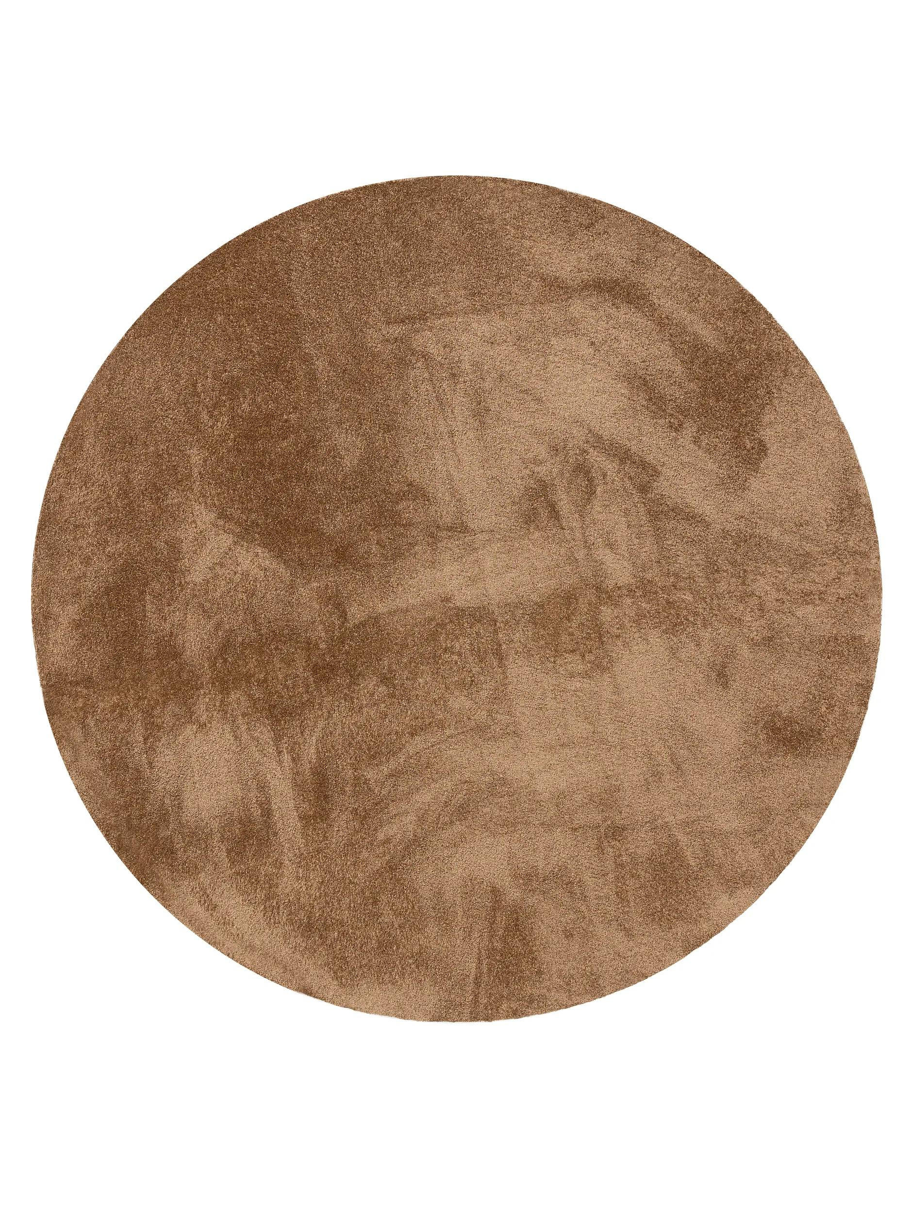 TEPPICH Nina waschbar ø 150 cm rund - Beige, Kunststoff (150/150cm) - benuta Nest