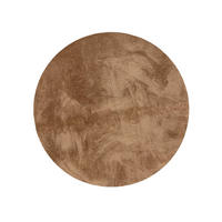 TEPPICH Nina waschbar ø 150 cm rund - Beige, Kunststoff (150/150cm) - benuta Nest