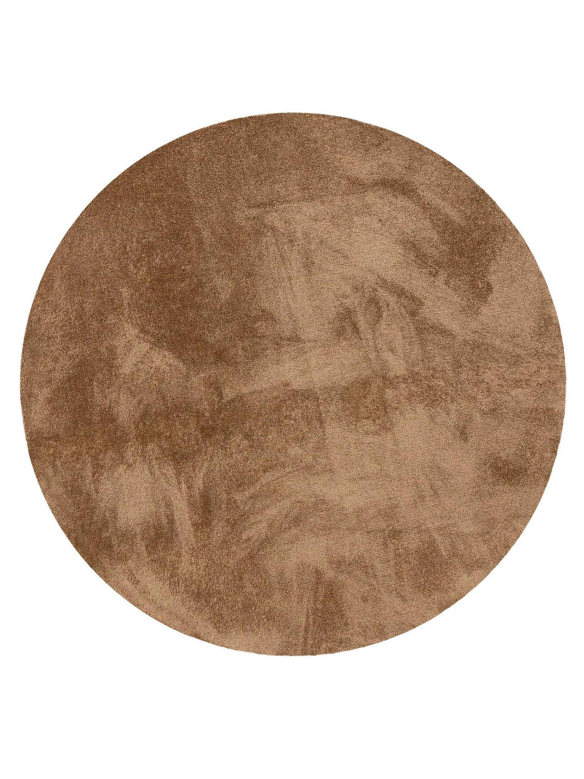 TEPPICH Nina waschbar ø 150 cm rund - Beige, Kunststoff (150/150cm) - benuta Nest