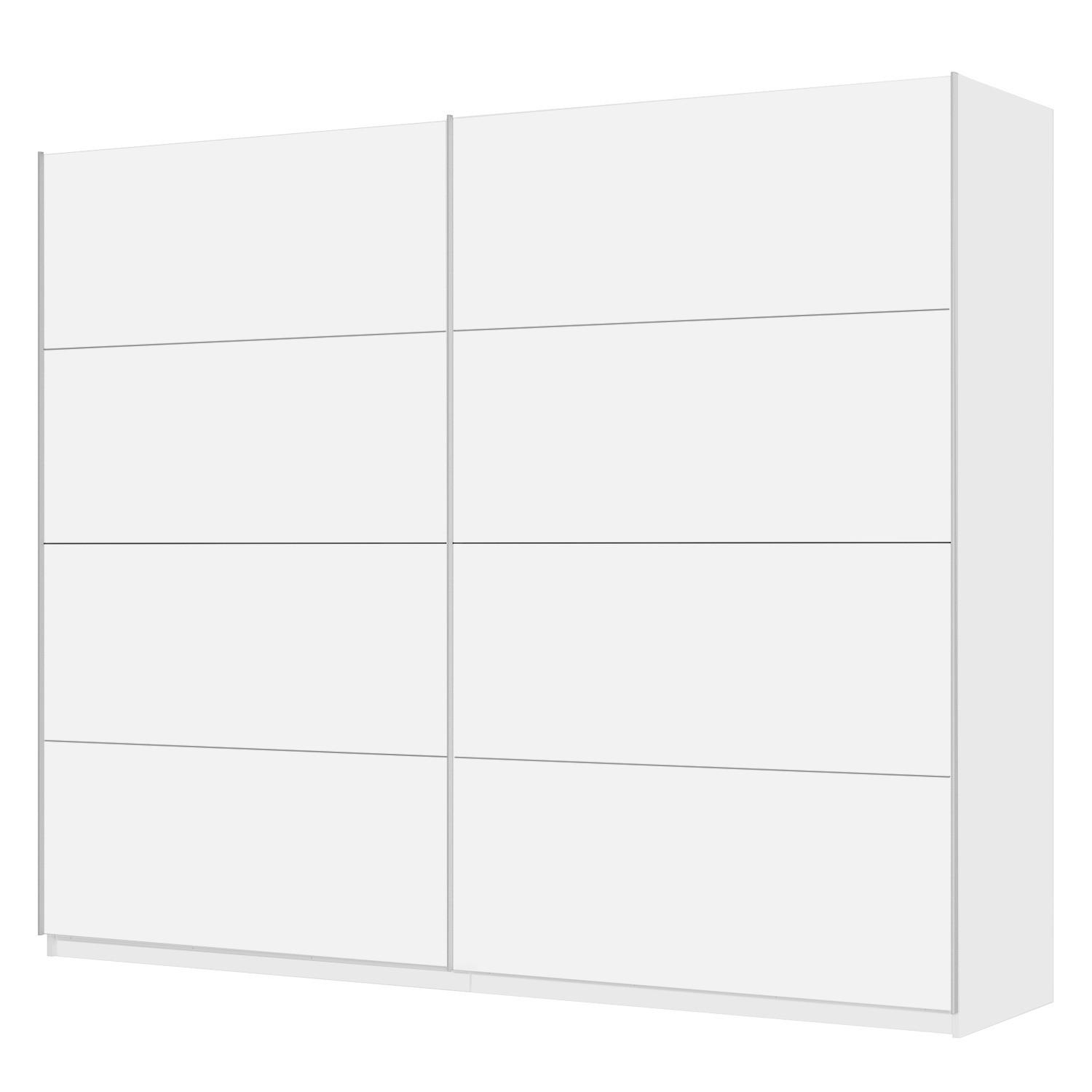 SCHWEBETÜRENSCHRANK - Weiß, Holzwerkstoff (270/222/68cm) - home24