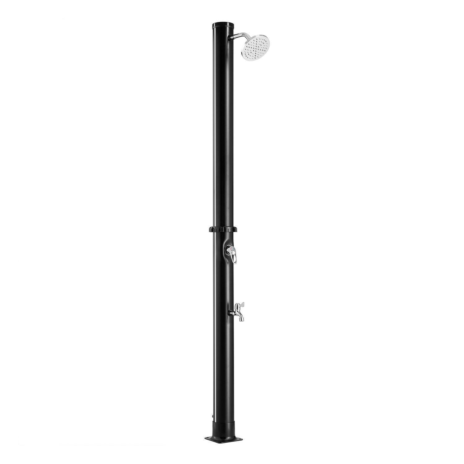 SOLARDUSCHE Victoria 20 Liter - Schwarz, Kunststoff (15.5/220/217cm) - Juskys