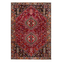 TEPPICH Gashgai Rot 254/177 cm Schurwolle - Rot, Textil (177/254cm) - Looma
