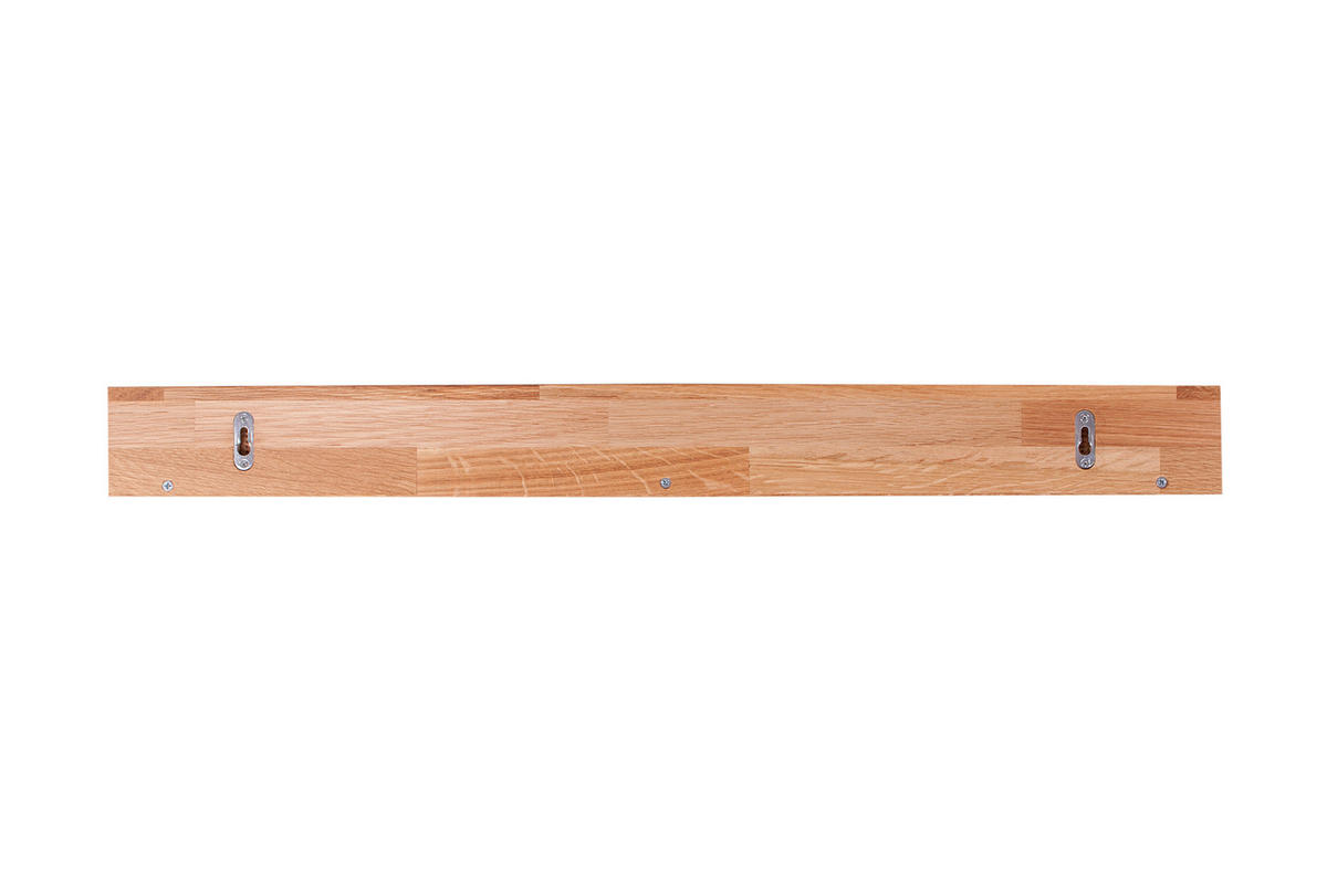 WANDBOARD Heidi geölt Eiche Eichenbraun 8x80x20cm - Eichefarben, Holz (80/8/20cm) - DELUKE