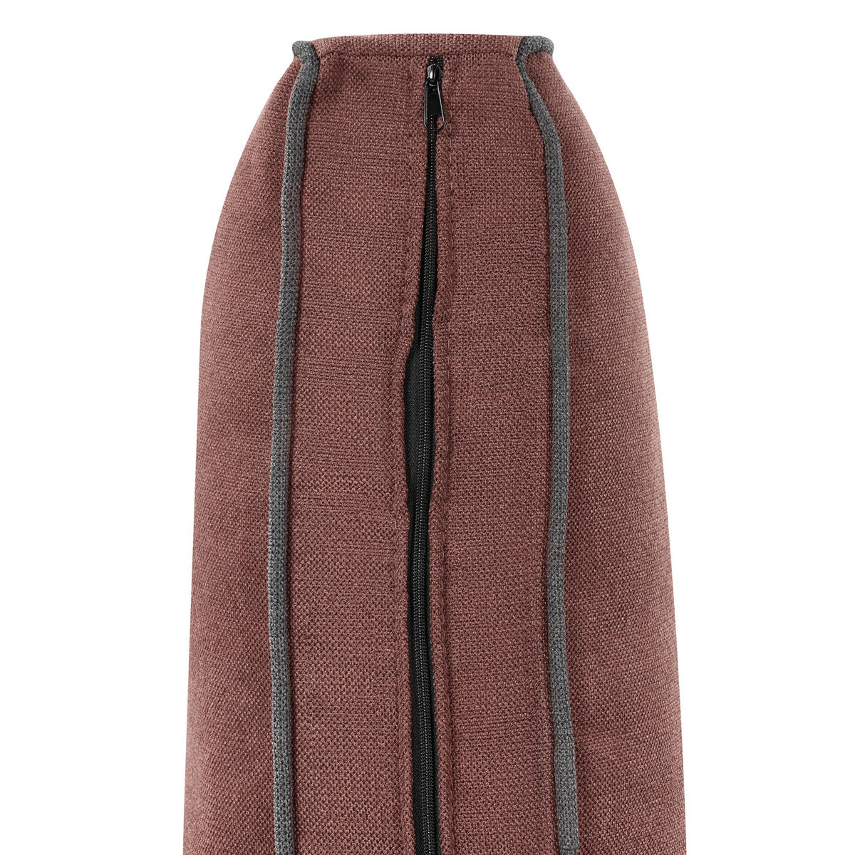 ROHOVÁ POHOVKA 3-místná Látka Burgundsky červená levostranná Altan - tmavě červená, textil (268/157cm) - Beliani