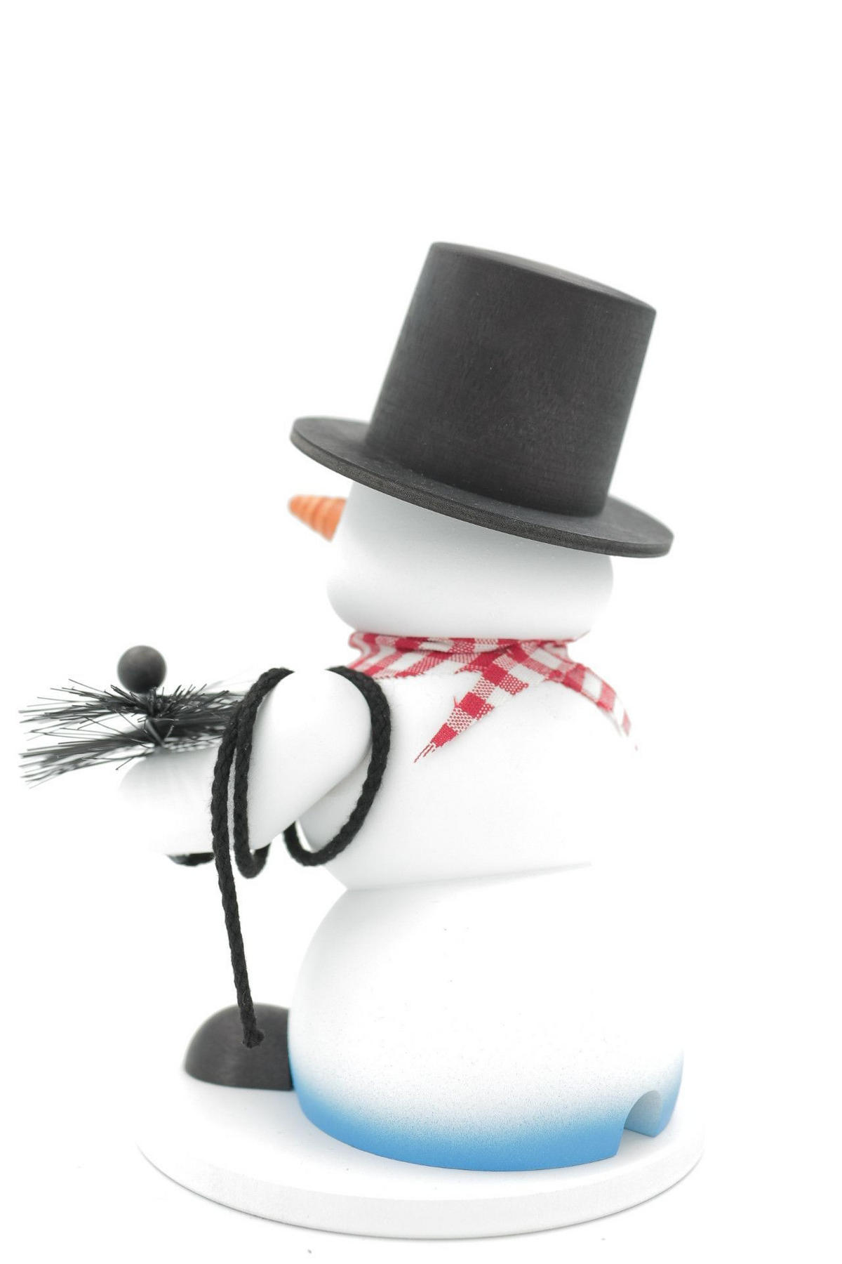 RAUCHFIGUR Schneemann Weiß Schornsteinfeger 19 cm - Multicolor, Holz (15/19/0.1cm)