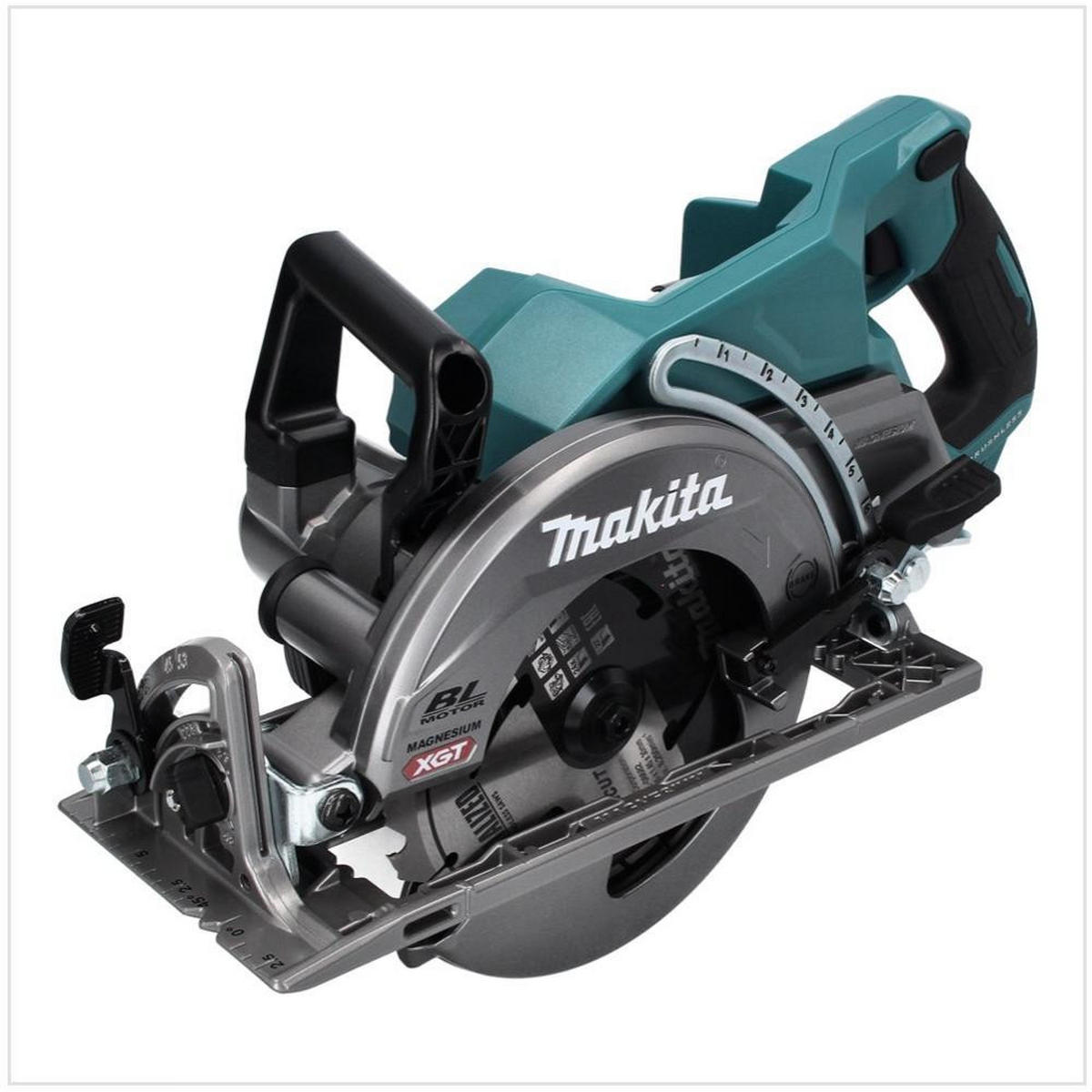 MAKITA RS 001 GZ Akku Handkreissäge 40 V max. 185 mm Brushless Solo - ohne Akku, ohne Ladegerät - Multicolor, Kunststoff (500/196/250cm) - Makita