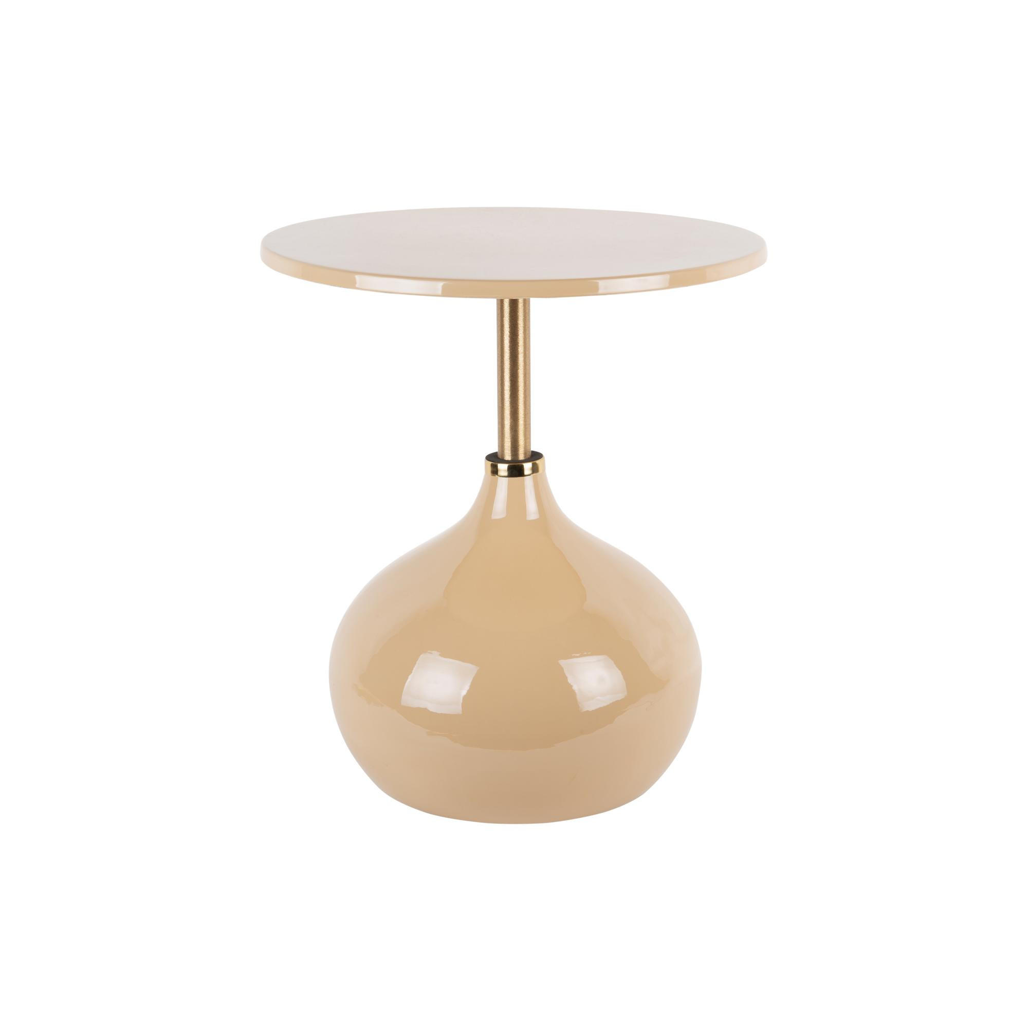 BEISTELLTISCH Kensi Braun 30/30/52 cm - Braun, Metall (30/30/52cm) - Leitmotiv