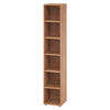 REGAL - 6 Ordnerhöhen 40/40/215,6 cm in Nussbaumfarben - Nussbaumfarben, Holzwerkstoff (40/215.6/40cm) - bümö