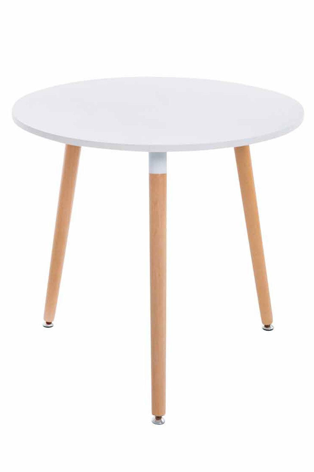 CLP Konsolentisch Weiß 80x75x80 cm