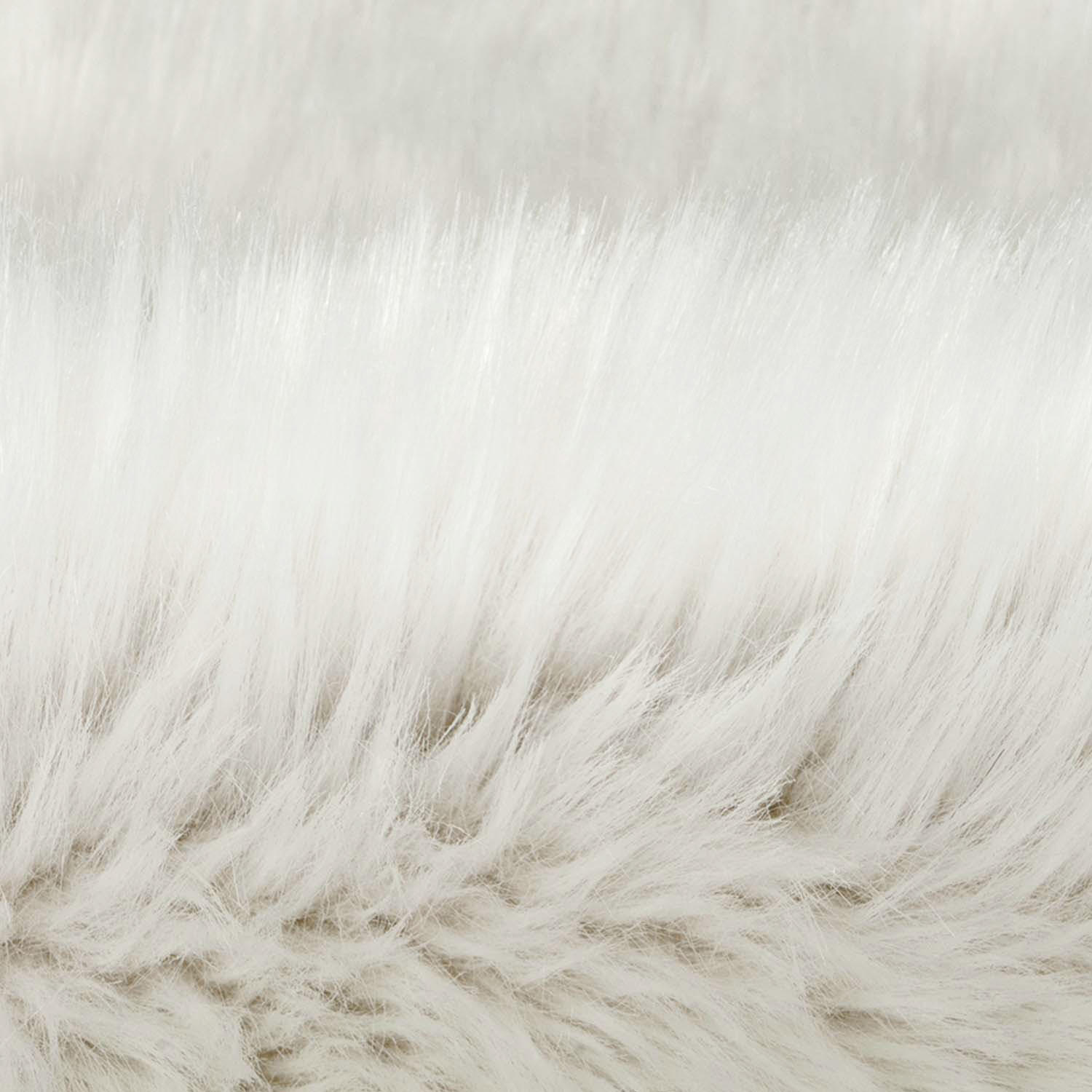 HOCHFLOR-TEPPICH Softa 800 Weiß 60x90 cm - Weiß, Kunststoff/Textil (60/90cm) - carpet city