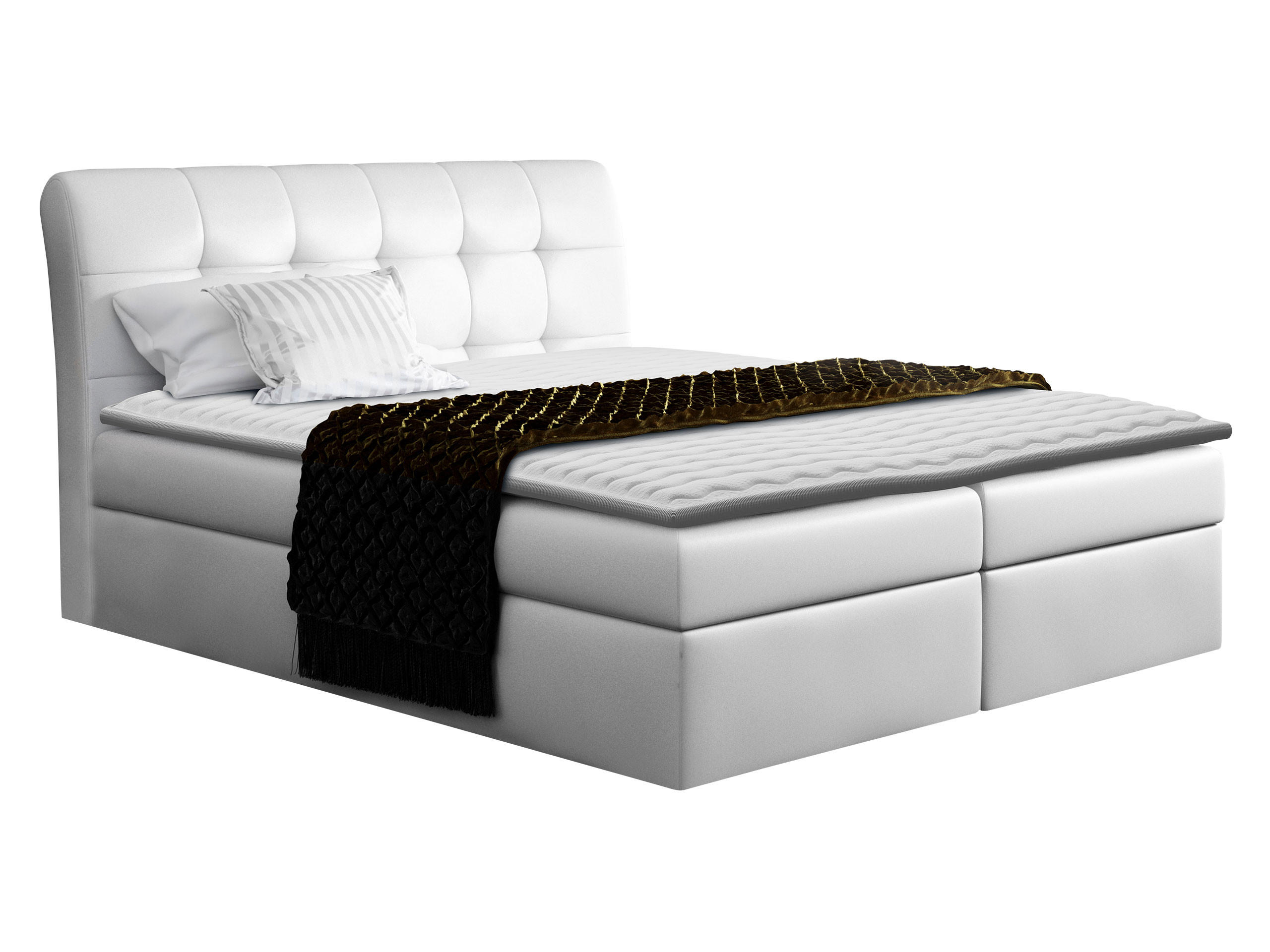 BOXBETT Diego - Weiß, Holz (160/200cm) - MIRJAN24