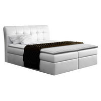 BOXBETT Diego - Weiß, Holz (160/200cm) - MIRJAN24