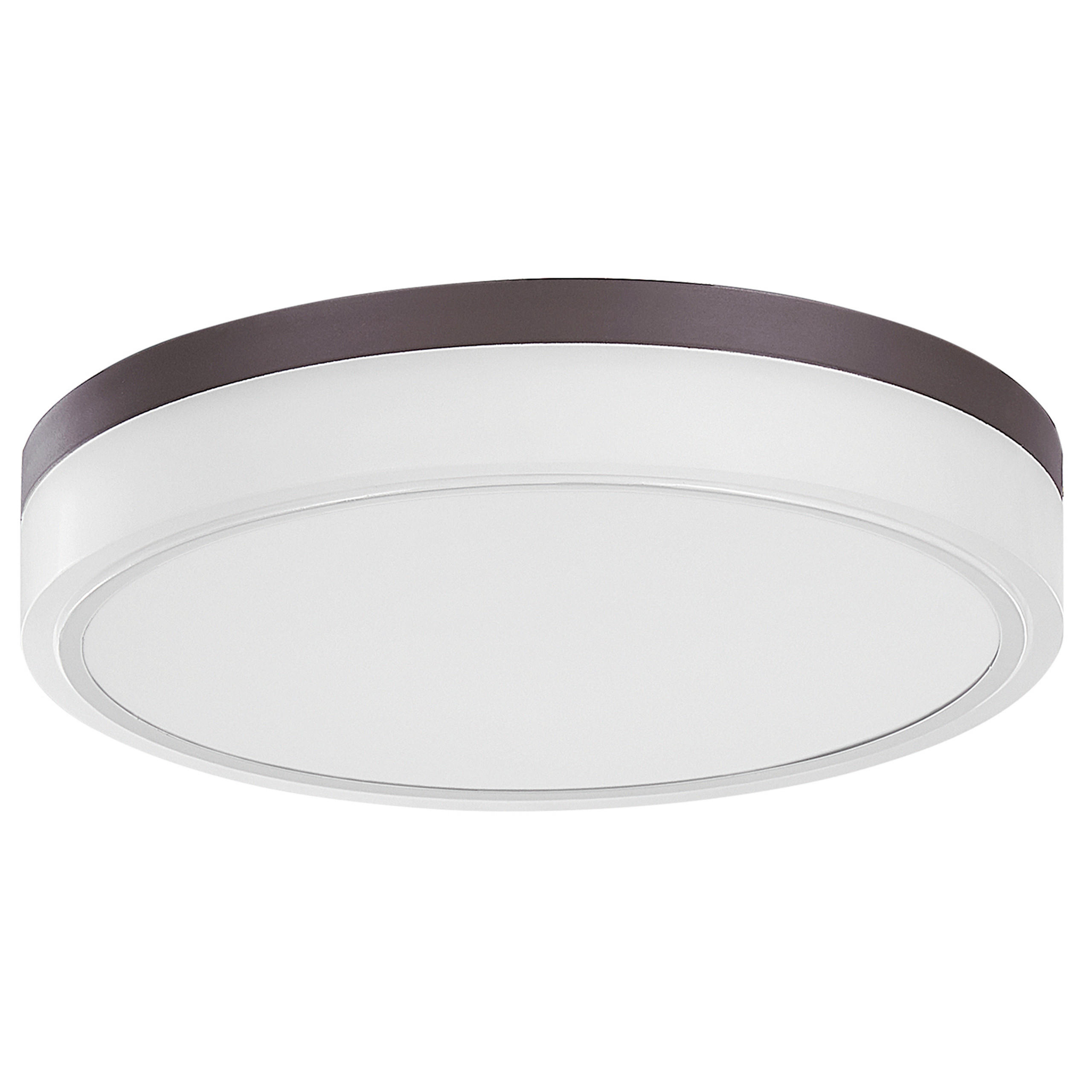 DECKENLEUCHTE Sakae 40/40/7 cm - Weiß, Metall (40/40/7cm) - Beliani