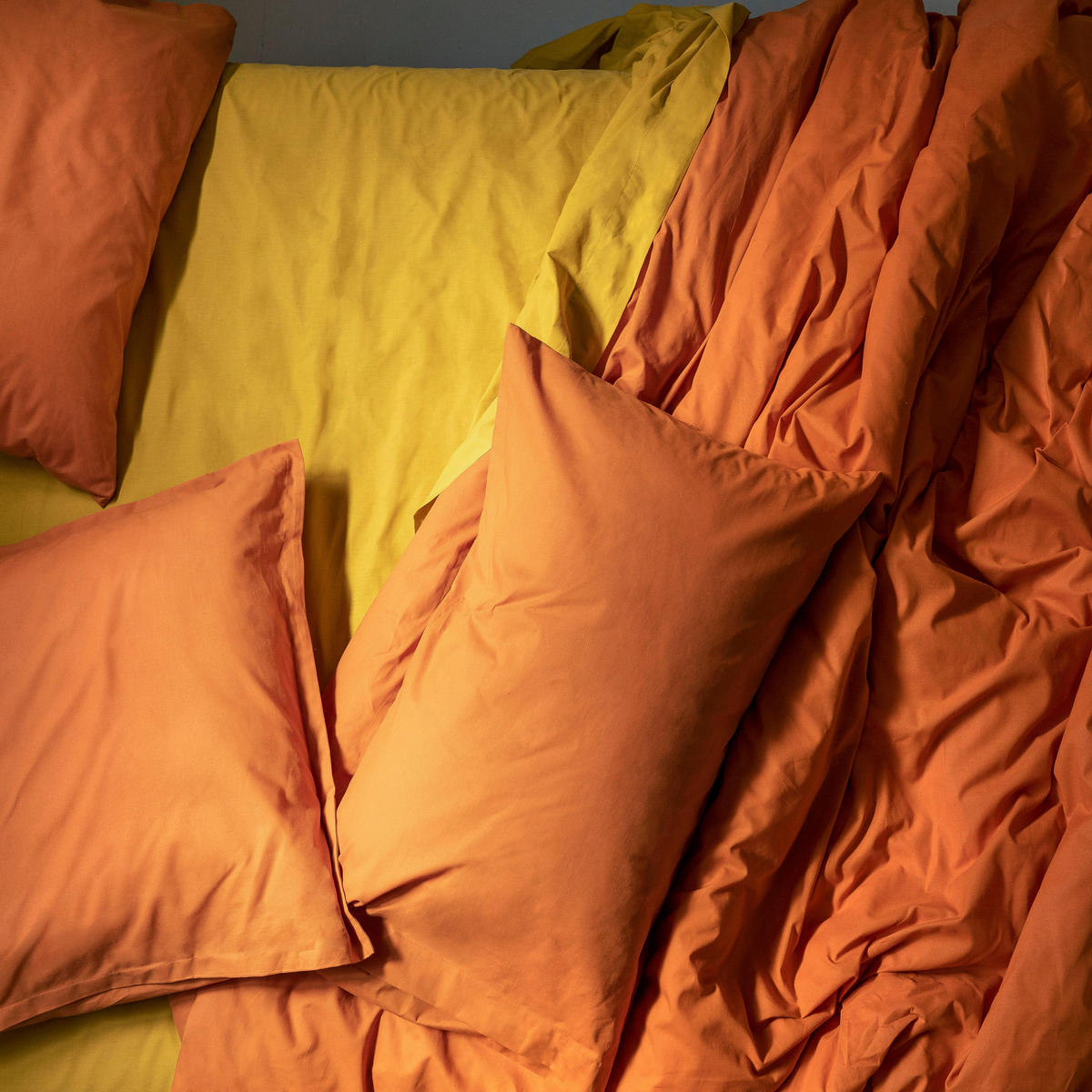 BETTBEZUG basic 220x220 cm (komfortgrösse) terrakota - Terra cotta, Textil (220/220cm) - Happy Friday