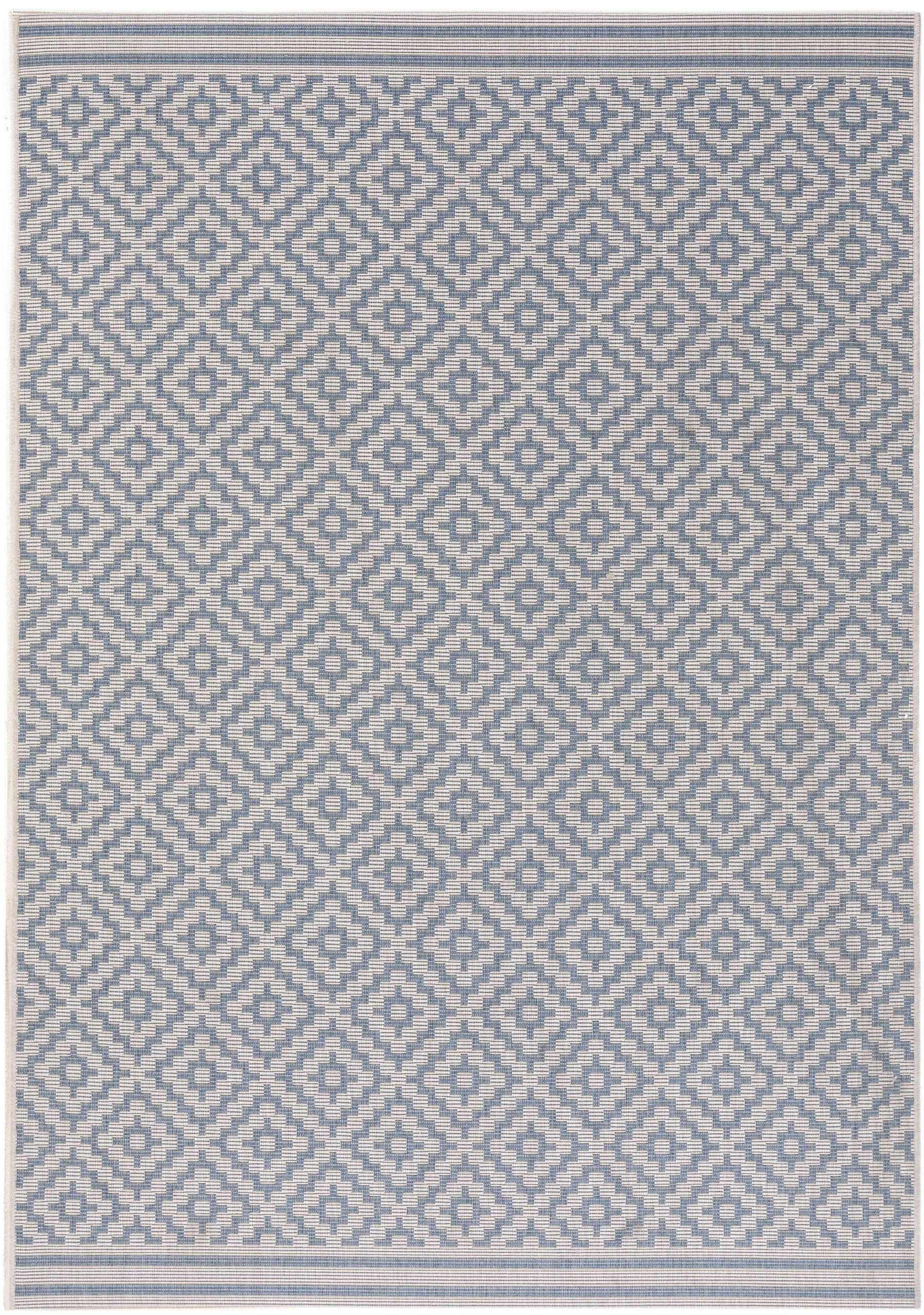OUTDOORTEPPICH Metro Blau 120x170 cm - Blau, Textil (120/170cm) - benuta Nest