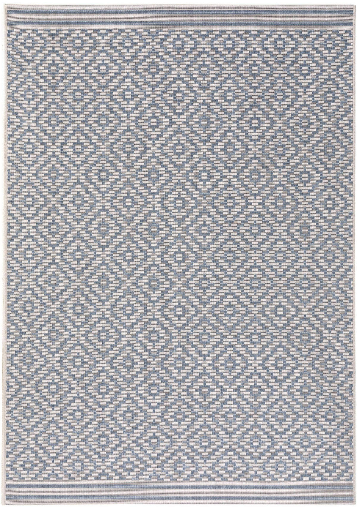 OUTDOORTEPPICH Metro Blau 200x290 cm - Blau, Textil (200/290cm) - benuta Nest